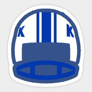 Retro Kentucky Football Helmet Sticker